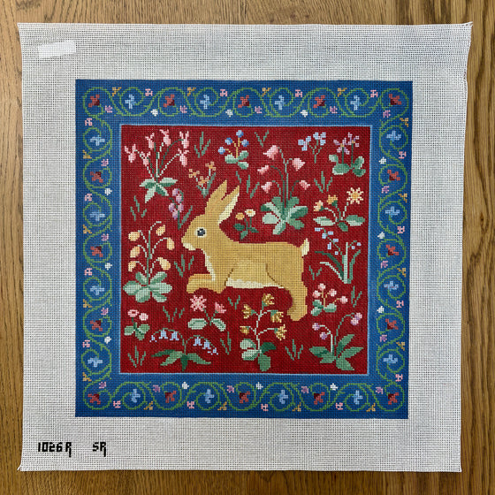 Cluny Rabbit, Red - 13 mesh