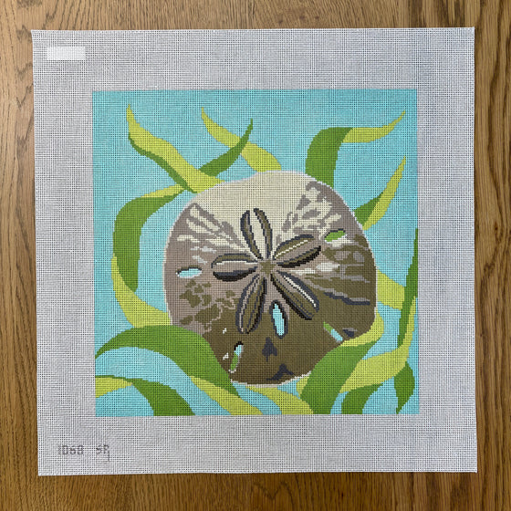 Seaweed Sand Dollar, 13" Square - 13 mesh