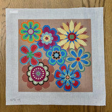  Flowers Pop, 14" Square - 13 mesh