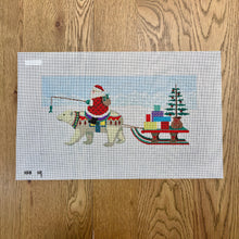  Santa Riding Polar Bear with Sled  - 18 mesh
