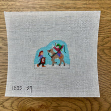  Santa's Village, Elves Riding Rudolph - 18 mesh