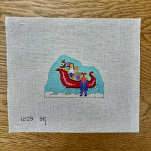  Santa's Village, Elves Filling Sleigh - 18 mesh