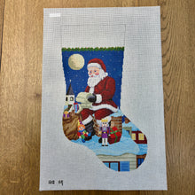  Santa Reading List On Chimney, Stocking
