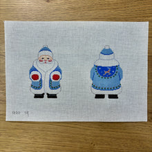  Reindeer Coat Santa, 2 sided - 18 mesh