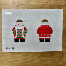  Snowflake Red Jacket Santa, 2 Sided - 18 mesh