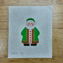  Green Coat Santa with Present - 18 mesh