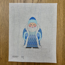  Snowflake Santa, Blue - 18 mesh