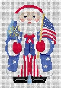  Stars and Stripes Santa - 18 mesh