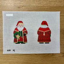  Santa with Wreath, 2 Sided - 18 mesh