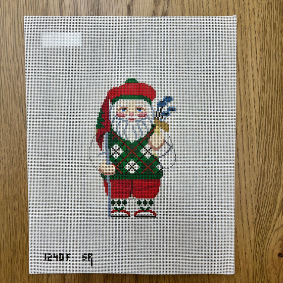 Golfing Santa - 18 mesh