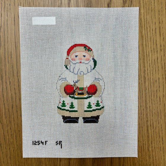White Tree Coat Santa, Front - 18 mesh
