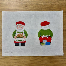  Chef Santa, 2 Sided - 18 mesh