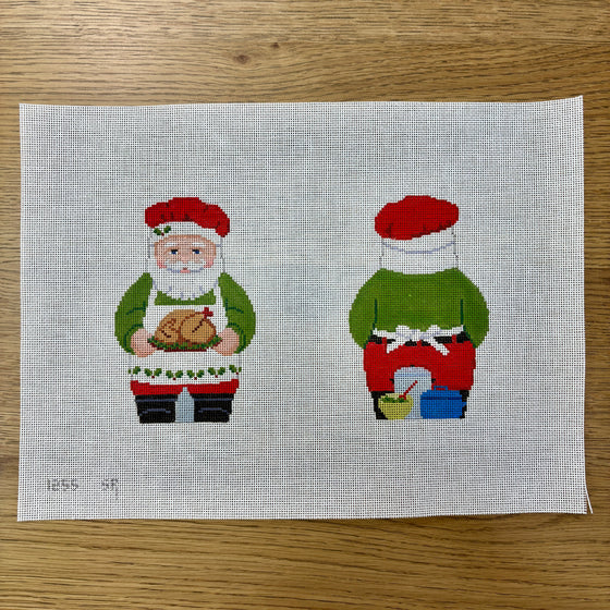 Chef Santa, 2 Sided - 18 mesh