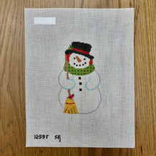  Snowman with Birds - 18 mesh