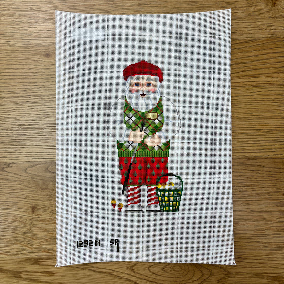 Santa Golfing