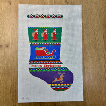  Bold Stripe Santa, Stocking