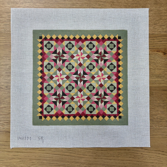 Stars In Diamonds, Quilt - 13 mesh
