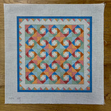  Diamonds On Squares, 14" Quilt - 13 mesh