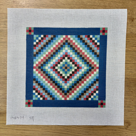 Around the World, 10" Quilt - 13 mesh