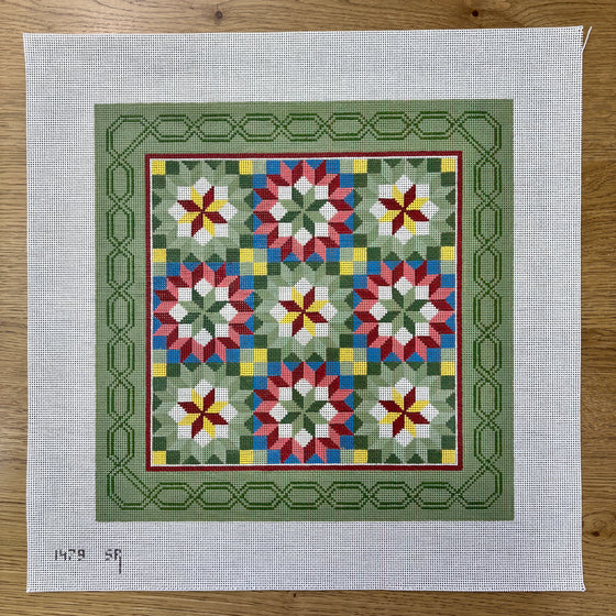 Carpenter's Wheel, 14" Quilt - 13 mesh