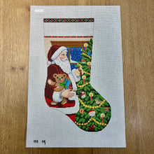  Santa and Cookies with Tree, Stocking