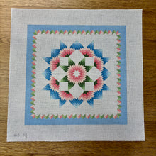  Carnation Star, Pastel, 14" Quilt - 13 mesh