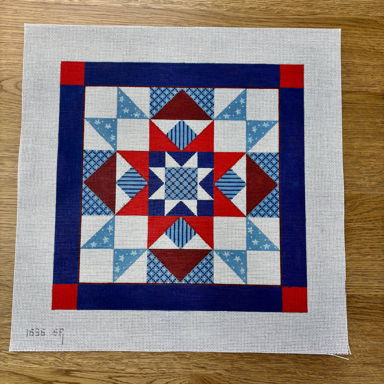 Stars In Stars, 14" Quilt - 13 mesh