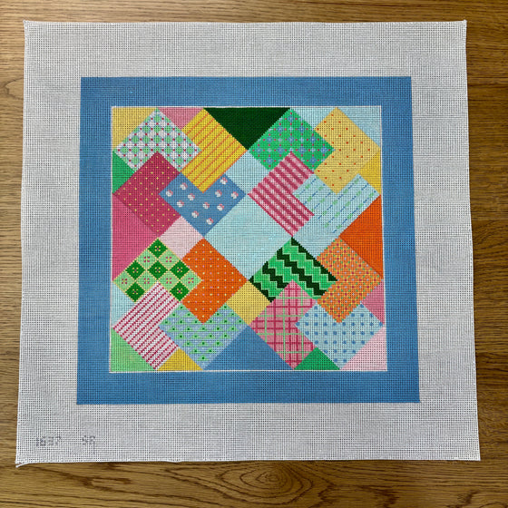 Card Tricks Patchwork, 14" Square - 13 mesh