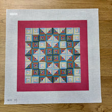  Log Cabin Star, 14" Quilt - 13 mesh