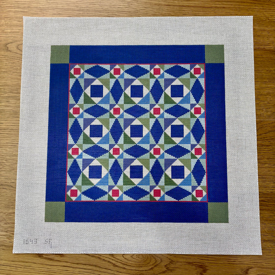 Starlight Cathedral, 14" Quilt - 13 mesh