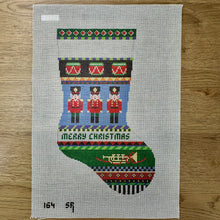  Bold Stripe Nutcracker, Midi Stocking