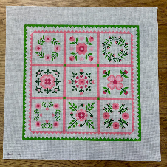 Rose Quilt Sampler - 18 mesh