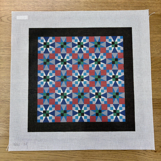 Star Flower, 14" Quilt - 13 mesh