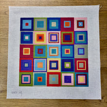  Color Blocks, 14" Quilt - 13 mesh