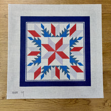  Floral Star, 14" Quilt - 13 mesh