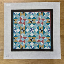  Pinwheel Cross, 14" Quilt - 13 mesh