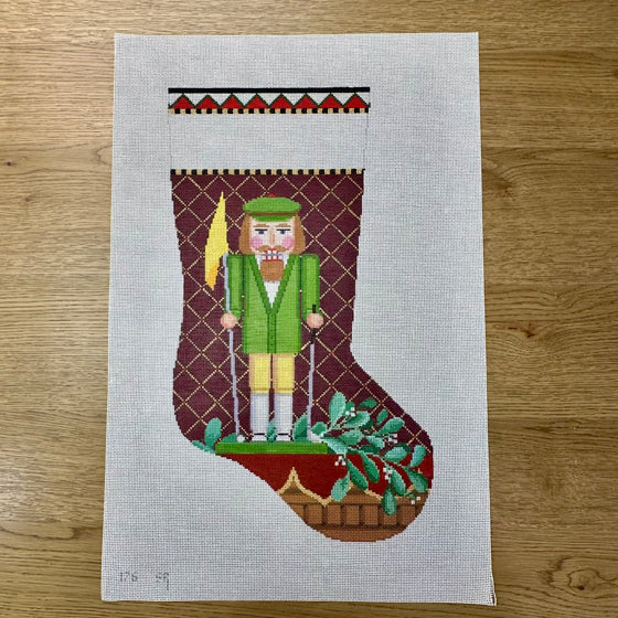 Nutcracker, Golfer, Stocking