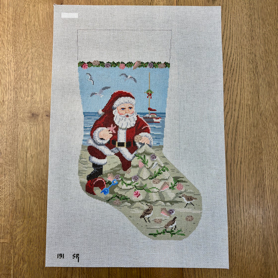 Santa, Sandcastle Christmas Tree, Stocking