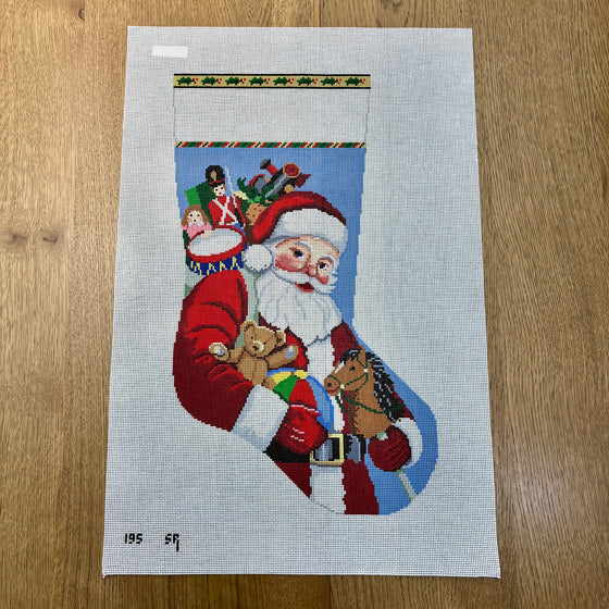 Santa Carrying Toys, Stocking