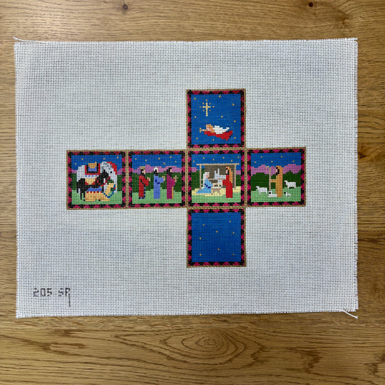 Nativity, 2.75" Cube - 13 mesh