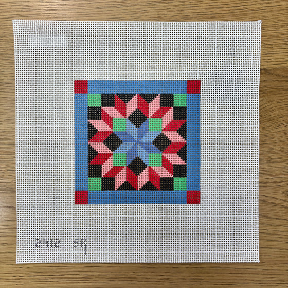 Carpenter's Wheel, Mini Quilt - 13 mesh