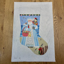  Nautical Santa, Blue, Stocking