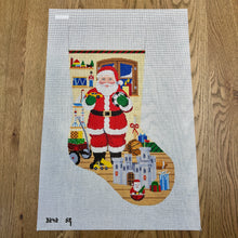  Santa with Castle, Stocking