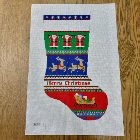 Bold Stripe, Reindeers, Stocking