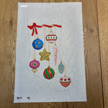  Ornaments, Glass, Stocking