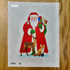 Santa with  Baby Forest Animals, Tree Topper