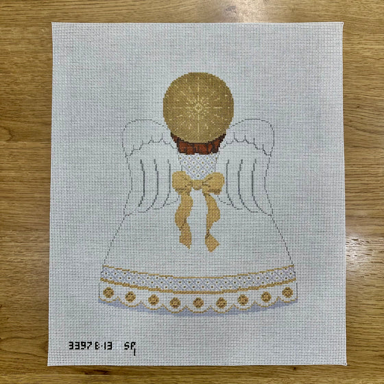 Gold Angel, Tree Topper - 18 mesh
