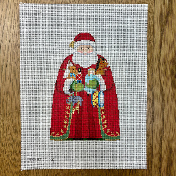 Santa with Toys, Tree Topper