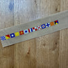 Nautical Alphabet Flags, Belt 18 mesh