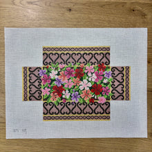  Impatiens In Brass and Iron Grillwork, Brick Cover - 13 mesh